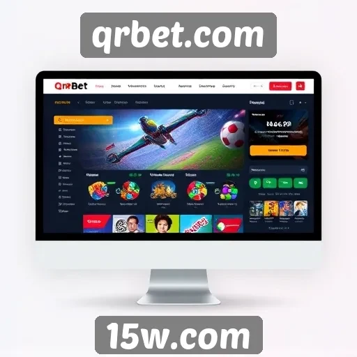 Análise da interface do usuário do site qrbet com